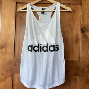 Adidas White Tank